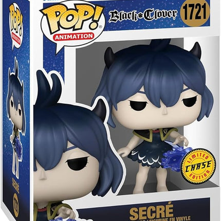 Funko POP! Animation: Black Clover - Secre - Secré - 1/6 Odds for Rare Chase Variant - Collectable Vinyl Figure - Gift Idea - Official Merchandise - for Kids & Adults - Anime Fans