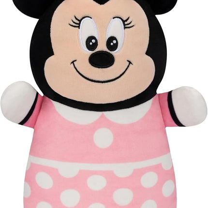 Squishmallows Original Disney 10-Inch Minnie Mouse HugMees - Medium-Sized Ultrasoft Official Jazwares Plush