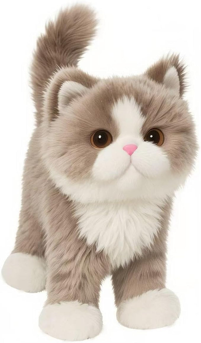 Brown Cat Stuffed Animal – Cute cat Plush Toy for Kids & Adults – Birthday Surprise & Room Decor –A Cuddly Companion for Everyday hugs and Bedtime