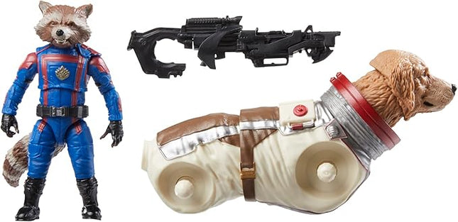 Marvel Legends Series Rocket, Guardians of The Galaxy Vol. 3 6-Inch Collectible Action Figures, Toys for Ages 4 and Up