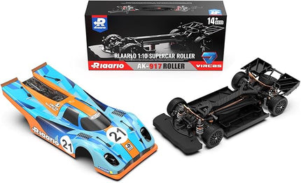 1:10 Brushless RC Car Alloy Roller for Adults, 4WD Hobby On-Road Race Car Roller with 1/8 Differential and Aluminum Shock Absorbers