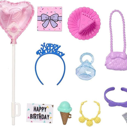 Barbie Storytelling Birthday Party Accessories Fashion Pack Playset ~ GHX36