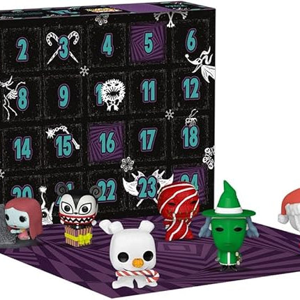 Funko Pop! Countdown Calendar: The Nightmare Before Christmas - 24 Days of Surprises - Collectible Vinyl Mini Figures - Mystery Box - Gift Idea - Holiday Present - Christmas or Birthday Countdown
