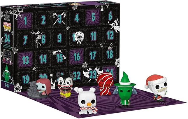 Funko Pop! Countdown Calendar: The Nightmare Before Christmas - 24 Days of Surprises - Collectible Vinyl Mini Figures - Mystery Box - Gift Idea - Holiday Present - Christmas or Birthday Countdown
