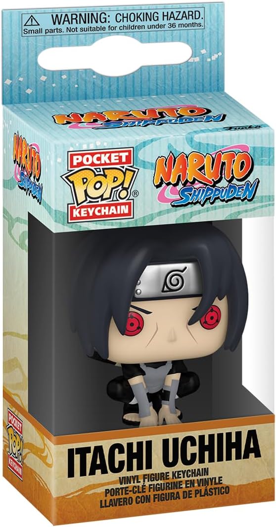 Funko POP! Keychain: Naruto - Itachi Uchiha - (Moonlit) Novelty Keyring - Collectable Mini Figure - Stocking Filler - Gift Idea - Official Merchandise - Anime Fans - Backpack Decor