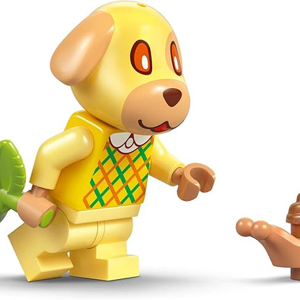 LEGO Animal Crossing Goldie’s Cozy House Building Toy - Pretend Play Set for Girls & Boys, Ages 6+ W/Dog Minifigure - Building Blocks Toy for Kids - Gift Idea for Birthdays & Video Game Fans - 77058
