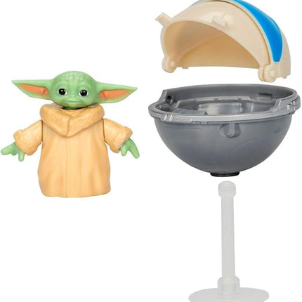 STAR WARS Epic Hero Series Grogu 1-Inch-Tall Action Figure & Hover Pram, Toys for 4 Year Old Boys and Girls