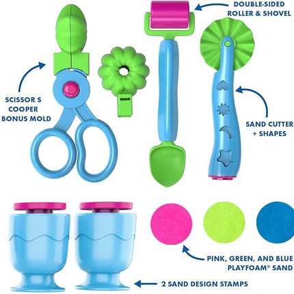 Educational Insights Playfoam Sand Sensory Set With Assorted Colors & 5 Tools, Play Sand, Sensory Toys For Kids, Gift For Boys & Girls, Ages 3+