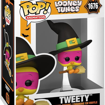 Funko POP! Animation: Tweety Bird - (Witch) - Looney Tunes - Collectable Vinyl Figure - Gift Idea - Official Merchandise - for Kids & Adults - Horror Fans - Model Figure for Collectors