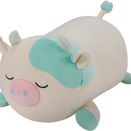 Squishmallows Original 12in Belana The Aqua Cow Sleepamallows – Official Jazwares Plush (Medium-Sized)