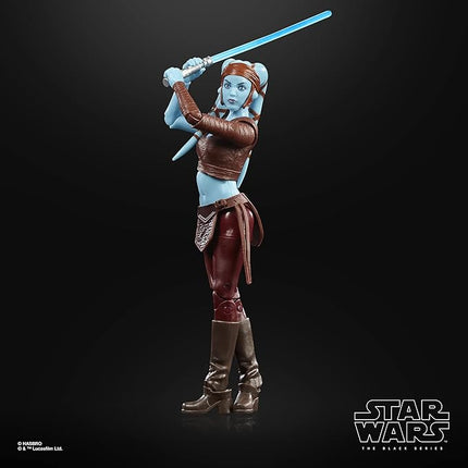 STAR WARS The Black Series Aayla Secura Toy 6-Inch-Scale Attack of The Clones Collectible Action Figure, Toys for Kids Ages 4 and Up