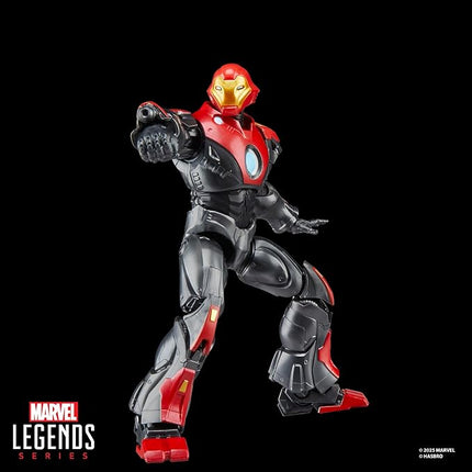 Marvel Legends Series Ultimate Iron Man, Comics-Inspired Collectible 6-Inch Scale Action Figure with Character-Sized Comic Accessory