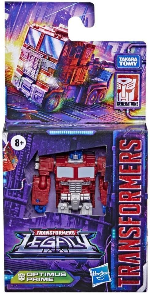 STAR WARS Transformers Toys Generations Legacy Core Optimus Prime Action Figure - Kids Ages 8 and Up, 3.5-inch
