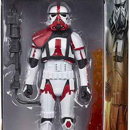 STAR WARS The Black Series Incinerator Trooper Toy 6-Inch Scale The Mandalorian Collectible Action Figure, Toys for Kids Ages 4 and Up
