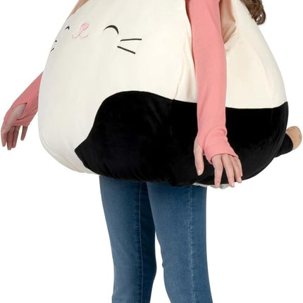 Jazwares Adult Squishmallow Cam the Cat Costume - Plush Calico Cat Vest for Halloween and Cosplay - One Size