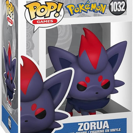 Funko Pop Games: Pokemon - Zorua - Collectable Vinyl Figure - Gift Idea - Official Merchandise - Toys for Kids & Adults - Video Games Fans - Model Figure for Collectors and Display