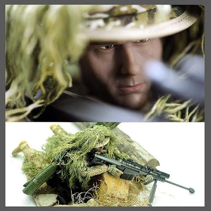 YEIBOBO ! Highly Detail Special Forces 12inch Action Figure SWAT Team (Sniper - All Terrain)