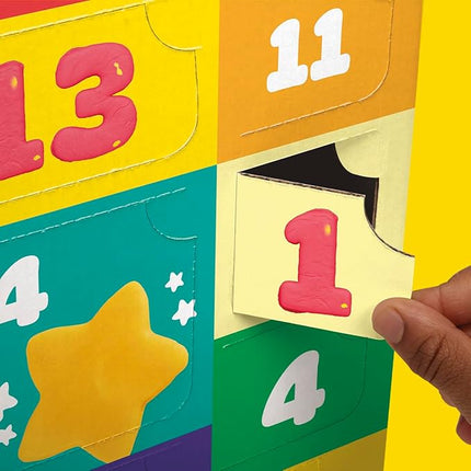 Play-Doh Advent Calendar for Kids 3+, 14 Days to Birthday, Vacation, Party, Back to School, & More, Surprise Arts & Crafts Activities, 26 Accessories & 17 Colors (Amazon Exclusive)