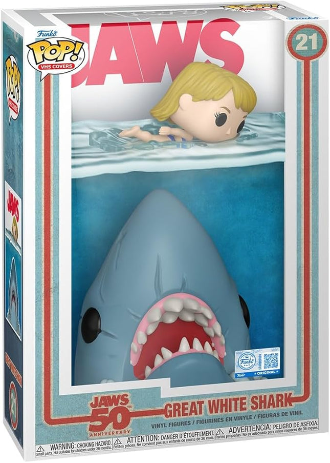 Funko Pop! Comic Cover: Jaws - Shark - Amazon Exclusive - Collectable Vinyl Figure - Gift Idea - Official Merchandise - Toys for Kids & Adults - Movies Fans - Model Figure for Collectors and Display