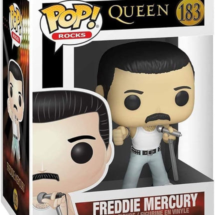 Funko POP Pop! Rocks: Queen - Freddie Mercury Radio Gaga 1985, Multicolor, 3.75 inches