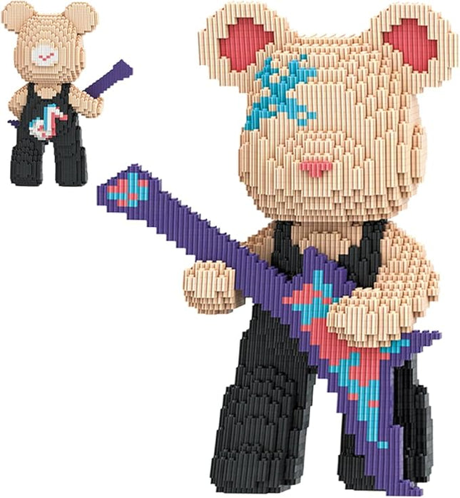 TK Bear Micro Building Blocks Set(4500Pieces) Music Bear Building Blocks Gift for Adult and Kid