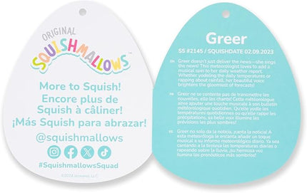 Squishmallows Original 5-Inch Greer Yellow Grasshopper - Official Jazwares Plush (Little)