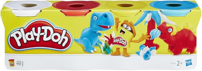 Play-Doh 4 Pack of 4 oz Cans, Classic Colours