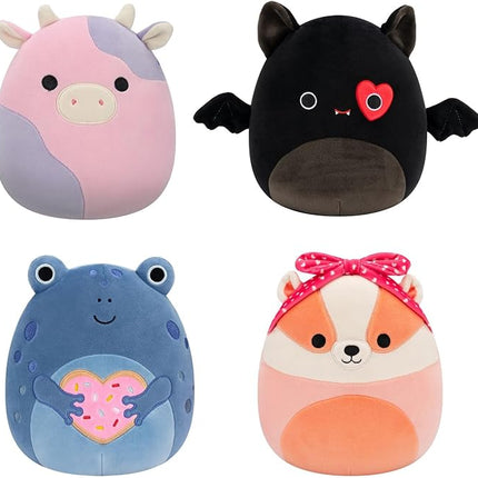 Squishmallows Original Valentine’s Day 4-Pack – Official Jazwares Plush (Little) (Amazon Exclusive)