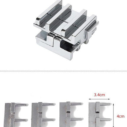 FantasyDay 5 Pcs Brain Teaser Puzzle,Metal Puzzle, Unlock Interlock IQ Test Game, Magic Trick Toy Gift for Kids and Adults