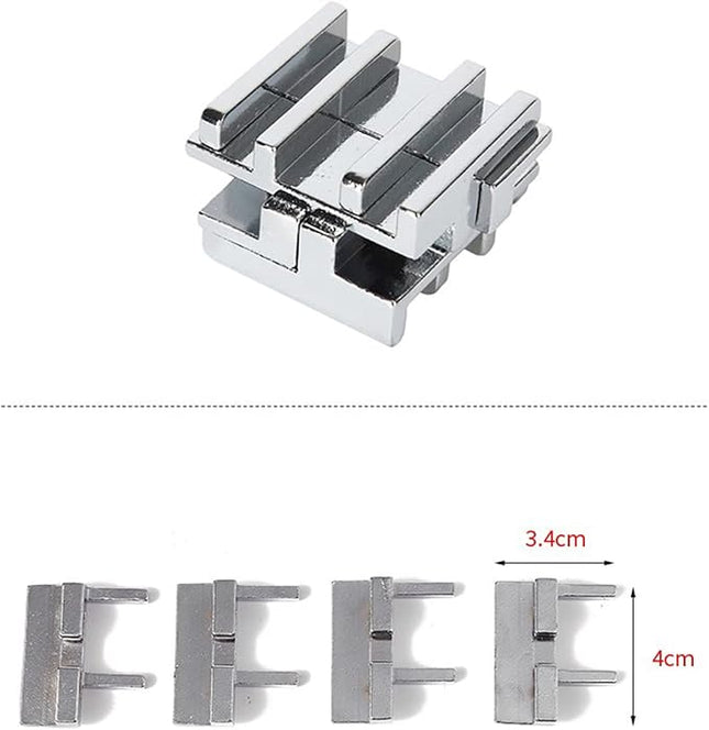 VolksRose 15pcs Brain Teaser Puzzles, Metal Wire Puzzles Set, Mind Smart Game IQ Challenge Puzzle Games, Educational IQ Test Unlock Interlocking Toy Lock Puzzles Gift for Adults Teenagers