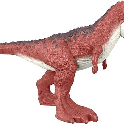 Mattel Jurassic World Dominion Carnotaurus Clash Pack, 5 Mini Toys Including 1 Human Figure & 4 Dinosaurs in Truck-Themed Package