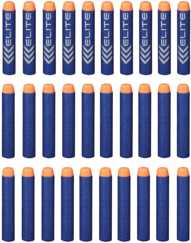 Nerf Darts 30 Pack Refill For Elite Blasters -- Official N-Strike Elite Darts -- For Kids, Teens, Adults , Blue