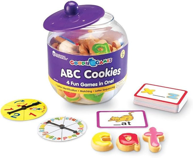 Learning Resources Goodie Games ABC Cookies - Alphabet Letters, Learn to Read and Write, Phonics and Spelling , Fine Motor Skills, Toddler Toys, Kids Games, Manipulatives Preschool Activities