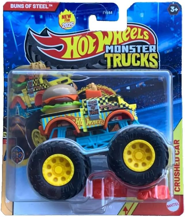 Hot Wheels Monster Trucks Buns of Steel Snack Pack 2/5, 2025