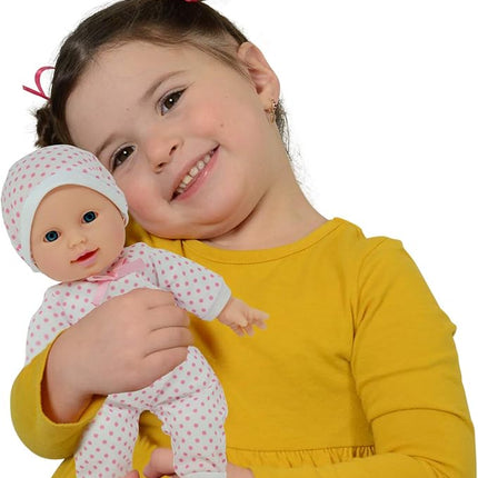 11 inch Soft Body Boy Baby Doll in Gift Box - Doll Pacifier Included -Toy Dolls for Boys and Toddlers (Caucasian)