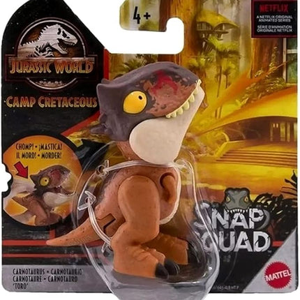 Jurassic World Toys Camp Cretaceous Snap Squad Carnotaurus Toro Figure