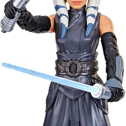 STAR WARS Galactic Action Ahsoka Tano, 12-Inch Scale Action Figures, Interactive Toys for 4 Year Old Boys and Girls