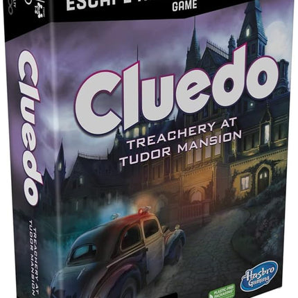 Clue Board Game Treachery at Tudor Mansion, Clue Escape Room Game, Murder Mystery Games, Cooperative Family Board Game, Ages 10 and up, 1-6 Players