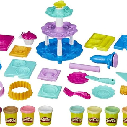 Play-Doh Kitchen Creations Bakery Creations Play Food Set with 8 Non-Toxic Colours, 2-Ounce Cans