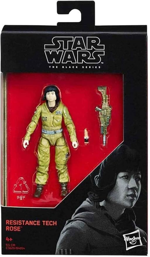 Star Wars 2017 The Black Series Resistance Tech Rose (The Last Jedi) Action Figure 3.75 Inches