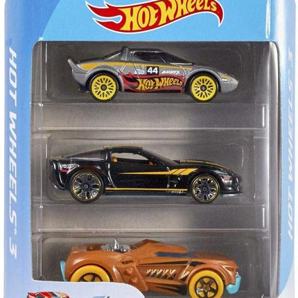 Hot Wheels K5904 Hot Wheels Basic Car Assortment 3 Pack