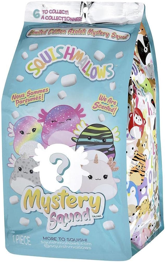 Squishmallows Limited Edition 8-inch Scented Axolotl Mystery Squad Pack