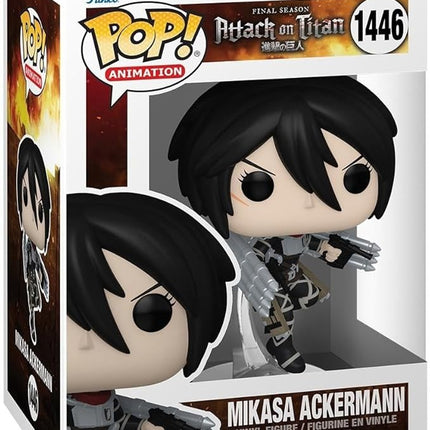Funko POP! Animation: Attack on Titan - Mikasa Ackerman - Collectable Vinyl Figure - Gift Idea - Official Merchandise - for Kids & Adults - Anime Fans - Model Figure for Collectors and Display