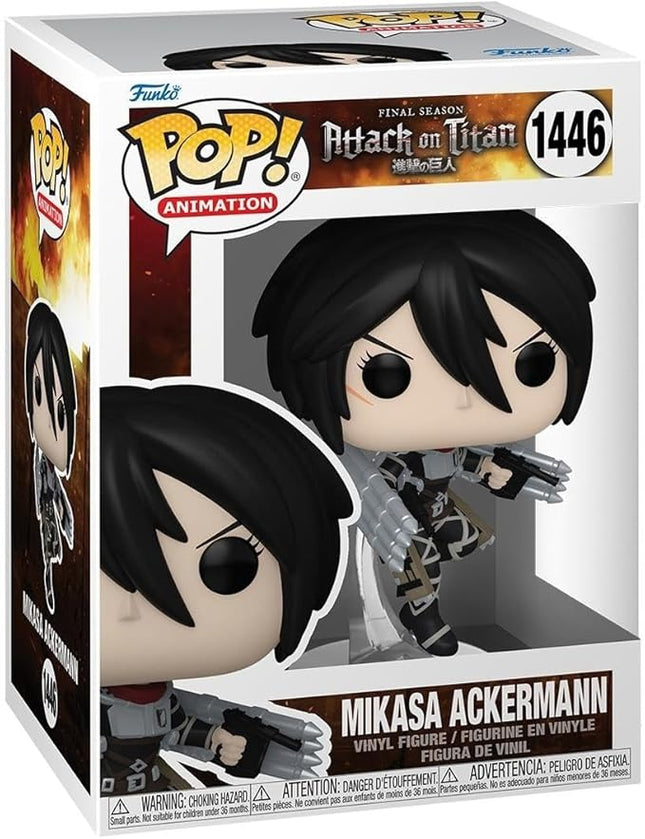 Funko POP! Animation: Attack on Titan - Mikasa Ackerman - Collectable Vinyl Figure - Gift Idea - Official Merchandise - for Kids & Adults - Anime Fans - Model Figure for Collectors and Display