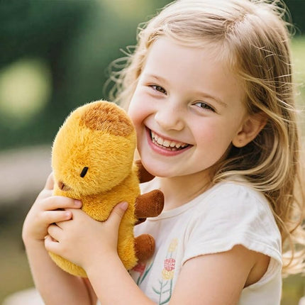 OUOZZZ Capybara Plush Stuffed Animal - Mini Baby Capy Toy - Soft & Realistic Water Pig, Nature’s Chillest Animal Giant Guinea Pig, Travel-Friendly & Portable Gift for Girls, Boys, Toddlers & Kids 9"