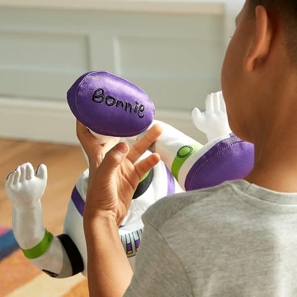 Disney Store Official Toy Story Plush, Buzz Lightyear, Iconic Cuddly Toy Character with Embroidered Eyes and Soft Plush Features, Suitable for All Ages