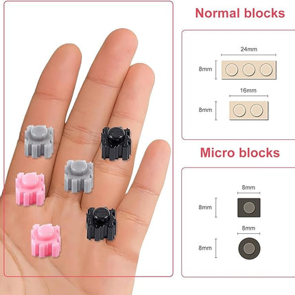 Micro Dog Building Husky Set, DIY Animal 3D Puzzle Building Toy Bricks Set, Educational Particle Building Blocks Toys Kits Gifts for Kids or Adults (4800 Pieces)