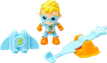 BANDAI Vlad & Niki Play Action Figure - Superhero Vlad Figure - Articulated Action Figurine with Accessories, Multicolor, P57551