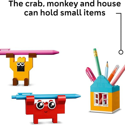 LEGO Classic Creative Happy Box Building Toy Set - Building Blocks Toy for Kids, Boys and Girls, Ages 5+ - Learning and Educational Toy for Preschool - Gift Idea for Birthdays - 11042