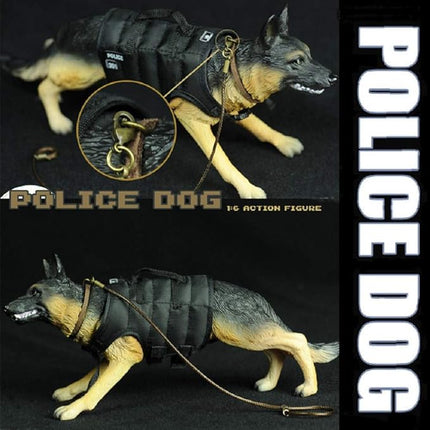 YEIBOBO ! 1:6 Action Figure Accessories German Shepherd Figure Toy (Police Dog)